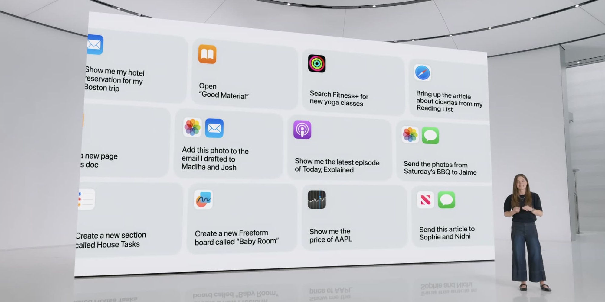 Siri actions in iOS 18