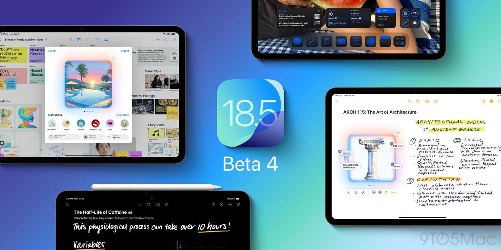 iPadOS 18.5 beta 4